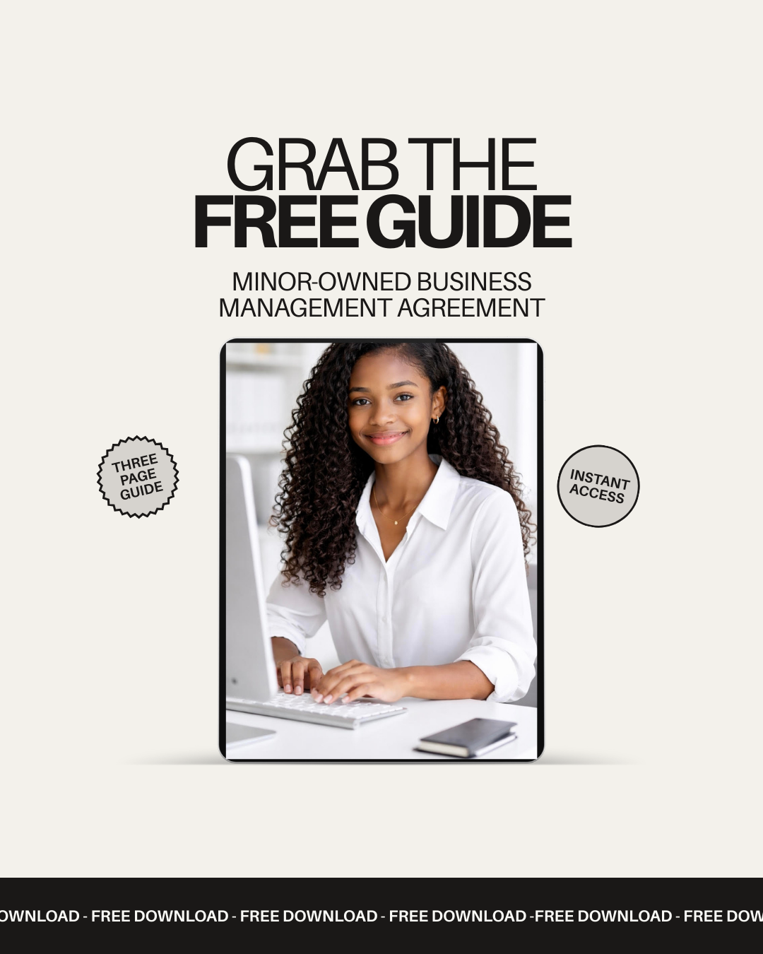 Minor Owned Business Management Agreement Template