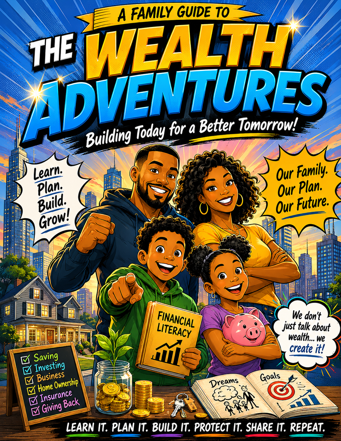 COMIC BOOK- A FAMILY GUIDE TO WEALTH ADVENTURES