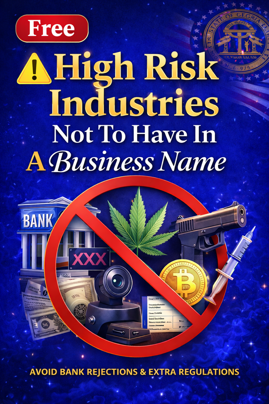 High Risk Industries Not To Have In A Business Name